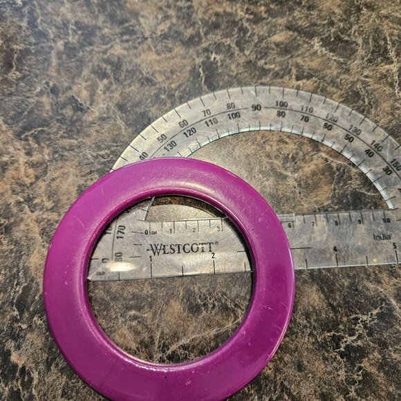 Lot of 4 80s style retro chunky bangle bracelets - Picture 7 of 8